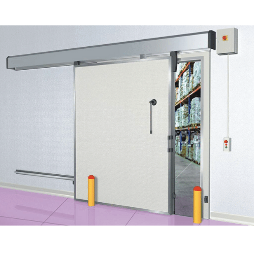 automatic freezer sliding door