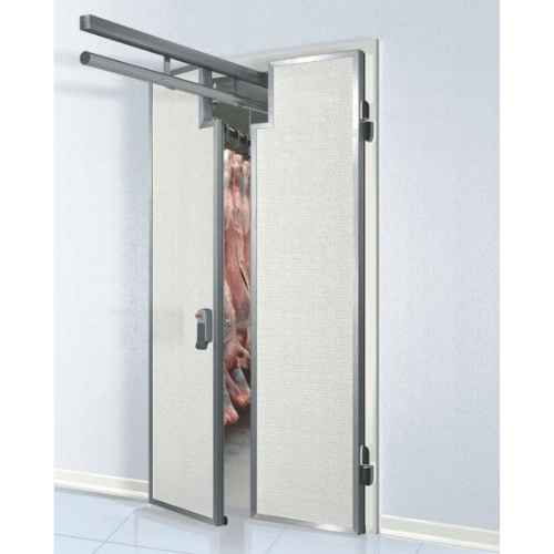 hinged double leaf doors for the funicular