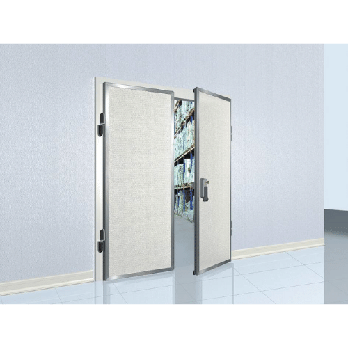 hinged double leaf doors